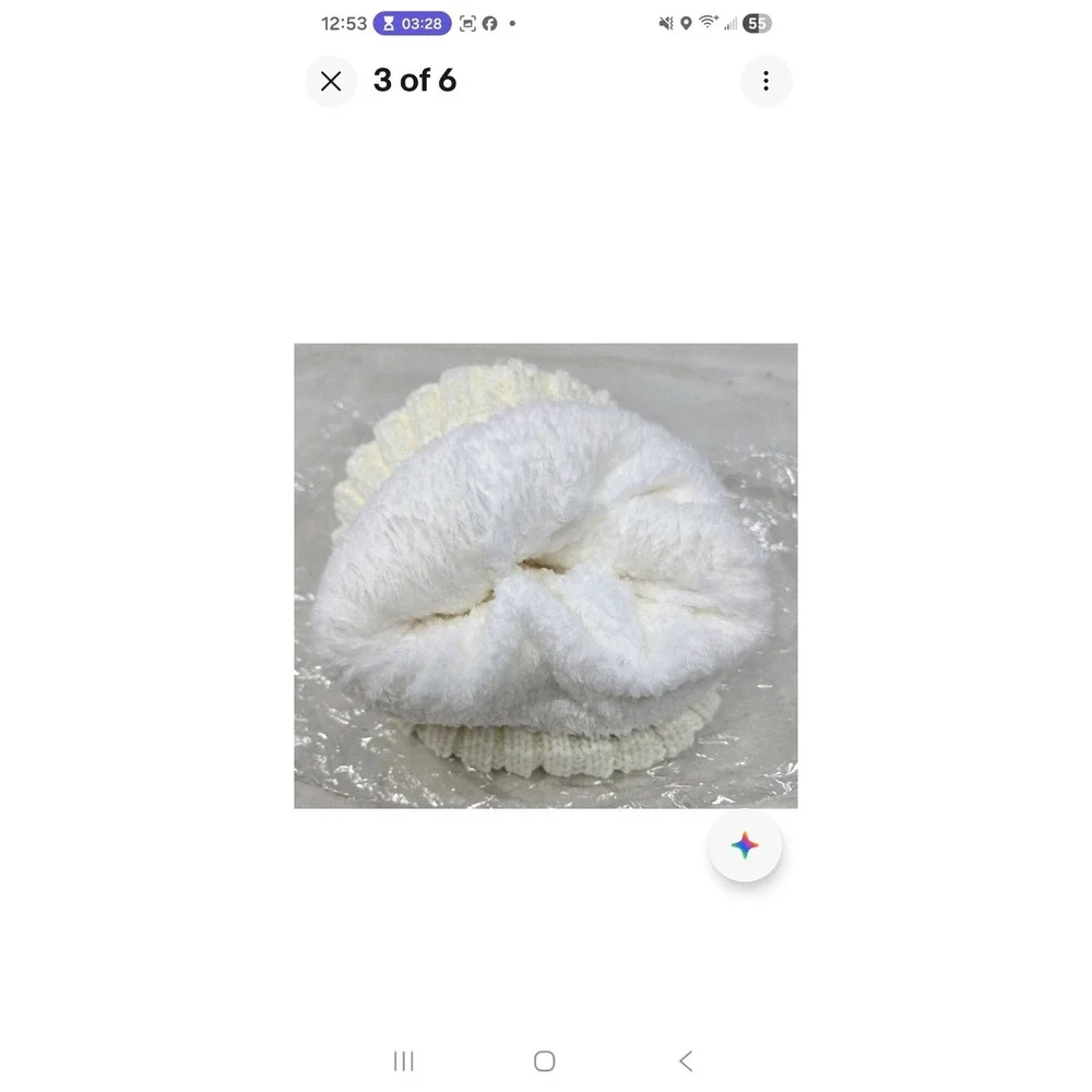 NWT The‎ Winter Brand Signature Beanie & Mask in White New W Tags